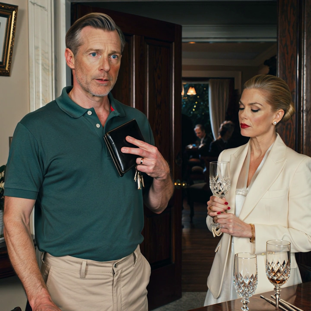 For seven years I hid from my son that I make $40,000 a month, still driving an old Civic and wearing a wrinkled polo. That night he invited me up to Westchester for dinner with his wife’s “prestigious” family, and told me to park on the street, use the side door, and don’t order beer. The moment I stepped into the marble foyer, I knew this wasn’t a meal—it was an “audition.” And then my phone vibrated… the whole table went dead silent.