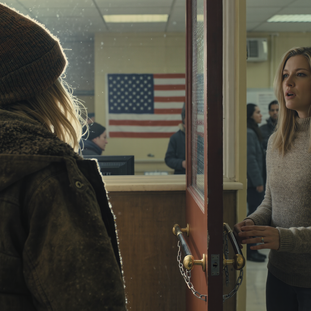 My ex-husband married my sister, they stole my job and erased my life; at 29, wandering Chicago, I walked into Street Mercy Shelter just asking for a warm bed. I handed over my driver’s license—the intake worker went pale, stared at me like she’d seen a ghost: “Emily Ward?” I nodded—she locked the door, pulled the blinds, and yanked out a red-taped file: “We’ve been searching for you for 25 years…”