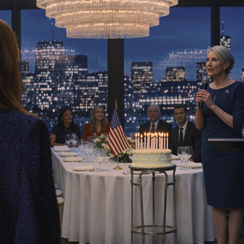 On my 30th birthday at a swanky restaurant overlooking the Boston skyline, my mom grabbed the mic with an icy smile: “Time for the truth—you were only adopted to… cut our taxes.” My sister cackled. My dad kept his head down, dead silent. I didn’t cry—I stood up, pulled out my grandmother’s lawyer’s wax-sealed envelope, and said: “Funny… I’ve got a truth too.”