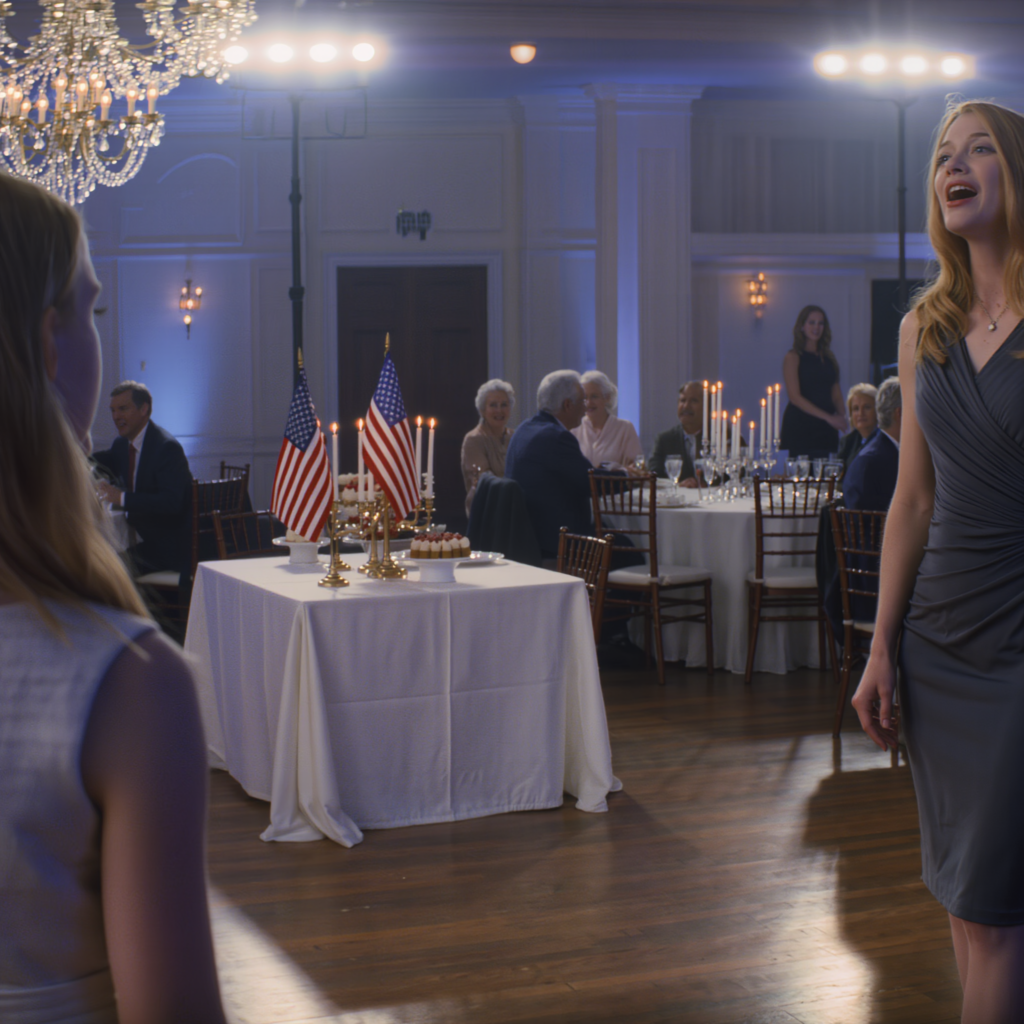 At a family celebration, my sister thought it’d be funny to introduce my 12-year-old as a “STINKY NIECE” with cheap clothes and no future. My parents laughed along like it was normal. Then Grandma stood up, smiled and announced that my daughter was… Their faces drained of color.