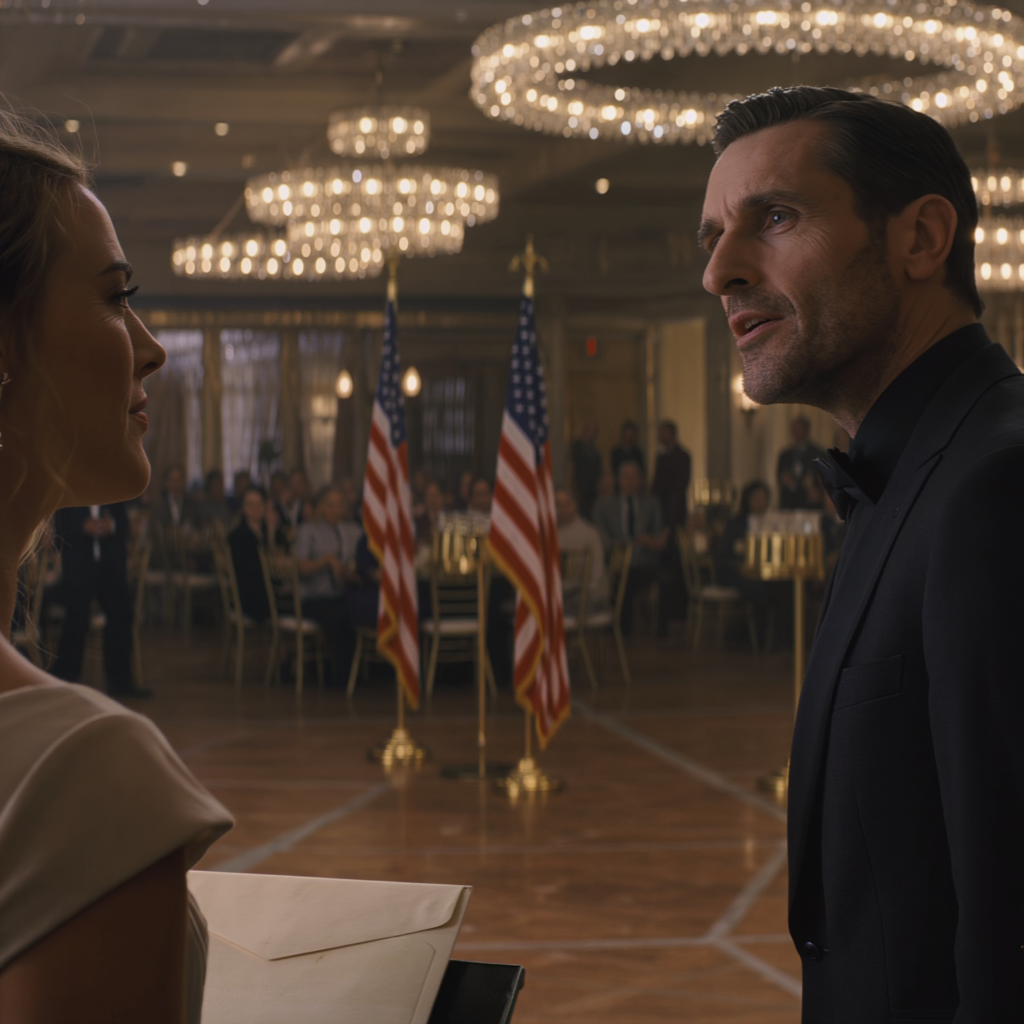 The moment I stepped into the Miami ballroom, they called me “that factory girl,” 80 guests’ laughter cut like a knife, my parents lifted a tray of paperwork handing my brother control of an $85 million Hawaii resort and a brand-new Audi, then pulled me onstage to force me to sign a “waiver”… but they didn’t expect the side door to swing open—an old man with a leather briefcase, talking about a “will from 10 years ago”