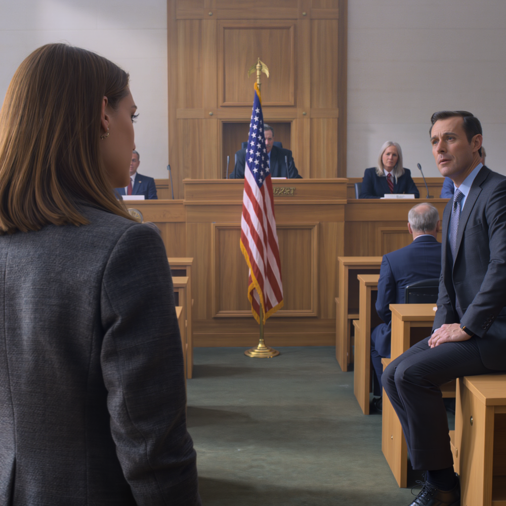 My father stood up in court, pointed straight at me, and declared, “At last, the yoga studio and the truck have to belong to Dylan.” My mother gave a small laugh and applauded like they’d already won, the whole courtroom turned to watch me fall apart, but I stayed silent until the judge looked up and asked one single question that made their smiles… freeze.