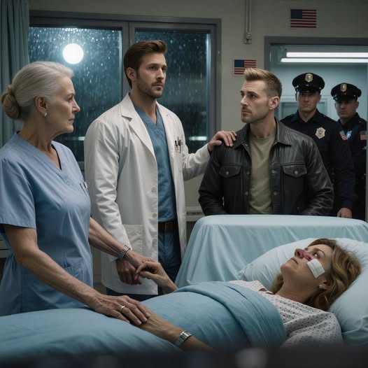 I Woke Up in a Seattle ER at 32 and Heard My Husband Calmly Rehearsing How I “Fell Down the Stairs”—But When the Doctor Lifted the Blanket and Looked from My Bruises to His Wedding-Ring Hand, the Air Changed, the Nurse Shut the Door, and One Sentence Was About to Crack His Perfect Lie Wide Open.