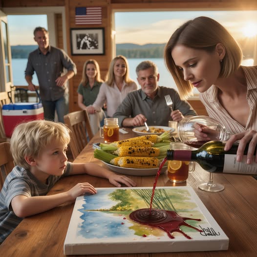 I thought birthdays were sacred—until my sister ruined my son’s gifts and the family laughed it off as a ‘lesson.’ My father stayed silent… then slowly took off his wedding ring and said four simple words that ended 40 years of pretending. What followed wasn’t shouting or drama—it was a boundary finally being drawn.