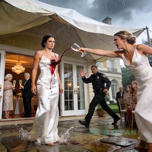 My Parents Forced Me To Sit In The Rain At My Sister’s Wedding… She Poured Wine On Me & Called Me “Dirt” Then My Husband…