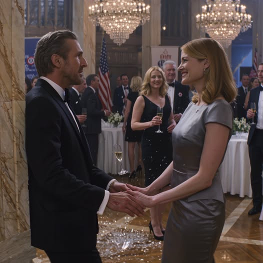 My Wife Dragged Me To The Gala To Impress The New Owner. “Stay In The Back. Don’t Embarrass Me,” She Hissed. When The Billionaire Arrived, She Barely Glanced At My Wife. Instead, She Walked Straight To Me, Stopped Close, Eyes Locked On Mine, And Whispered—Voice Trembling—“I’ve Been Looking For You For 28 Years…” My Wife’s Glass Slipped From Her Hand.