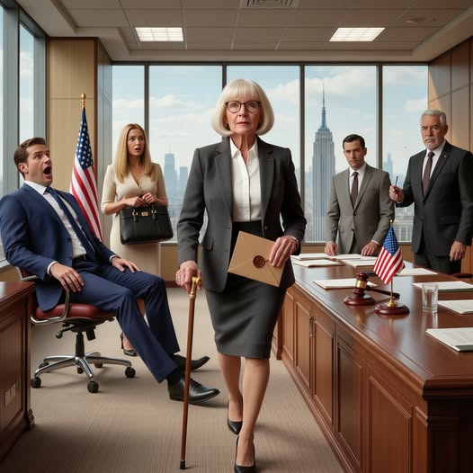 At the will reading, my son leaned toward my daughter-in-law and said, “Finally, we’re splitting Mom’s $8 million.” The whole room burst into laughter. Then I walked in, calmly reached out and straightened the will—and my son and his wife’s smiles vanished.