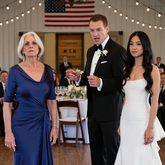 At his wedding, my son shouted, “Get out—she doesn’t want you here!” I walked out in silence, tears streaming down my face. The next day he called, “Mom, give me the mansion keys—we’re honeymooning there.” I handed him the keys with a smile. But when they turned on the TV in the master bedroom, a “sweet” video of his bride popped up… and in that moment, I knew everything was about to change.