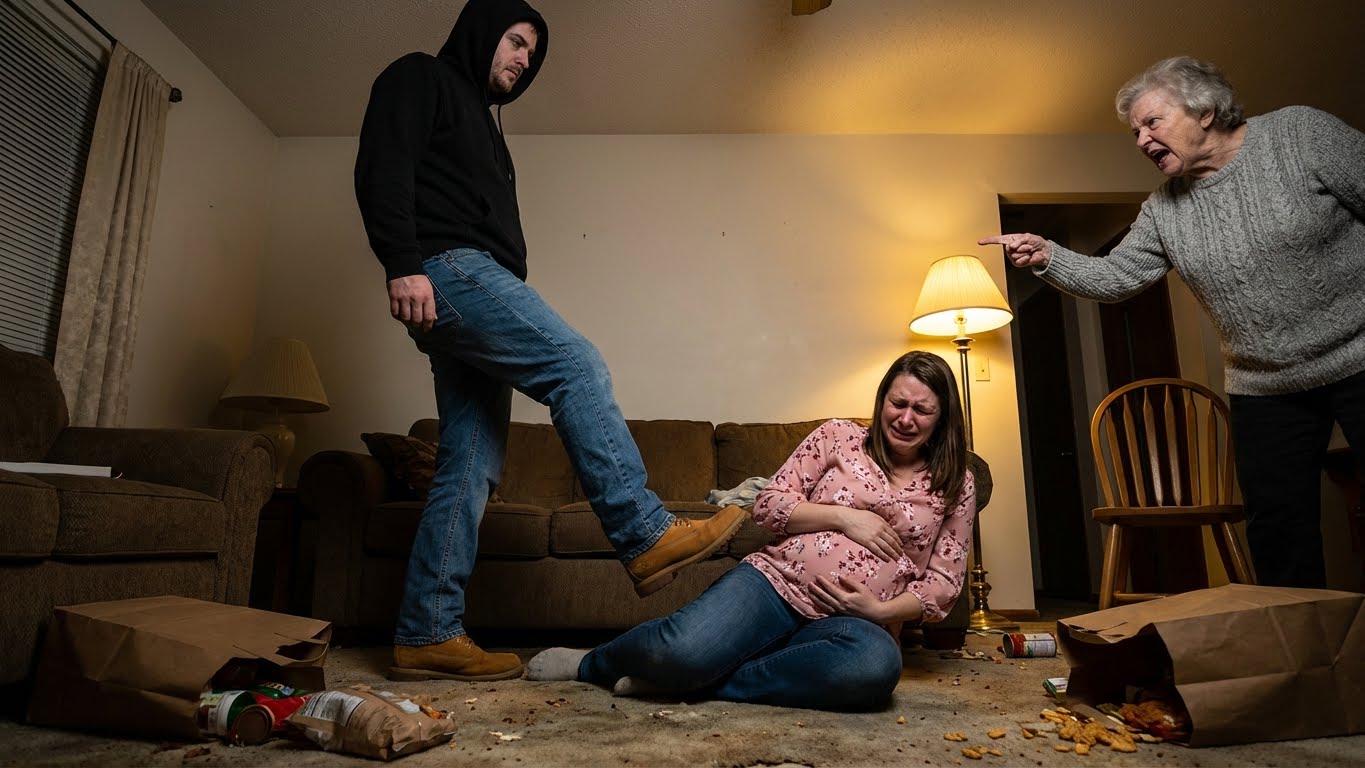 I was eight months pregnant when my husband let his mother humiliate me over groceries. He stood there silent while I carried the weight alone, step by step, bag by bag. “Pregnancy isn’t an illness,” she snapped, and he nodded like I was invisible. I thought the pain ended there—until a knock shattered the house at dawn. When his father walked in with two brothers behind him and said, “I’m sorry I raised a man who won’t protect his wife,” the room froze. Then he pulled out an envelope and made a decision that changed everything. What followed wasn’t yelling—but a calm sentence about inheritance that left my husband speechless and my mother-in-law shaking. The house never felt the same again. – life magazine