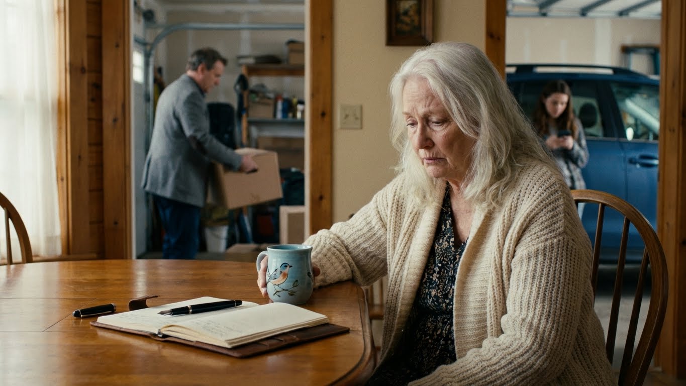 My son said, “I’m selling your house—you’ve got 24 hours to move into the garage.” I smiled… because he has no idea what I’ve been hiding in that garage for 35 years.