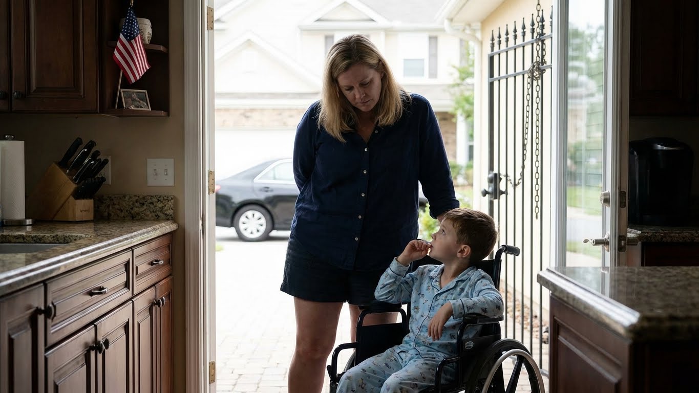 My Husband Left For His Business Trip, Leaving His Totally Paralyzed Stepson In My Care. The Moment His Car Was Out Of Sight, My Stepson Leaped From His Wheelchair And Shut Off The Leaking Gas Stove. HE TOLD ME