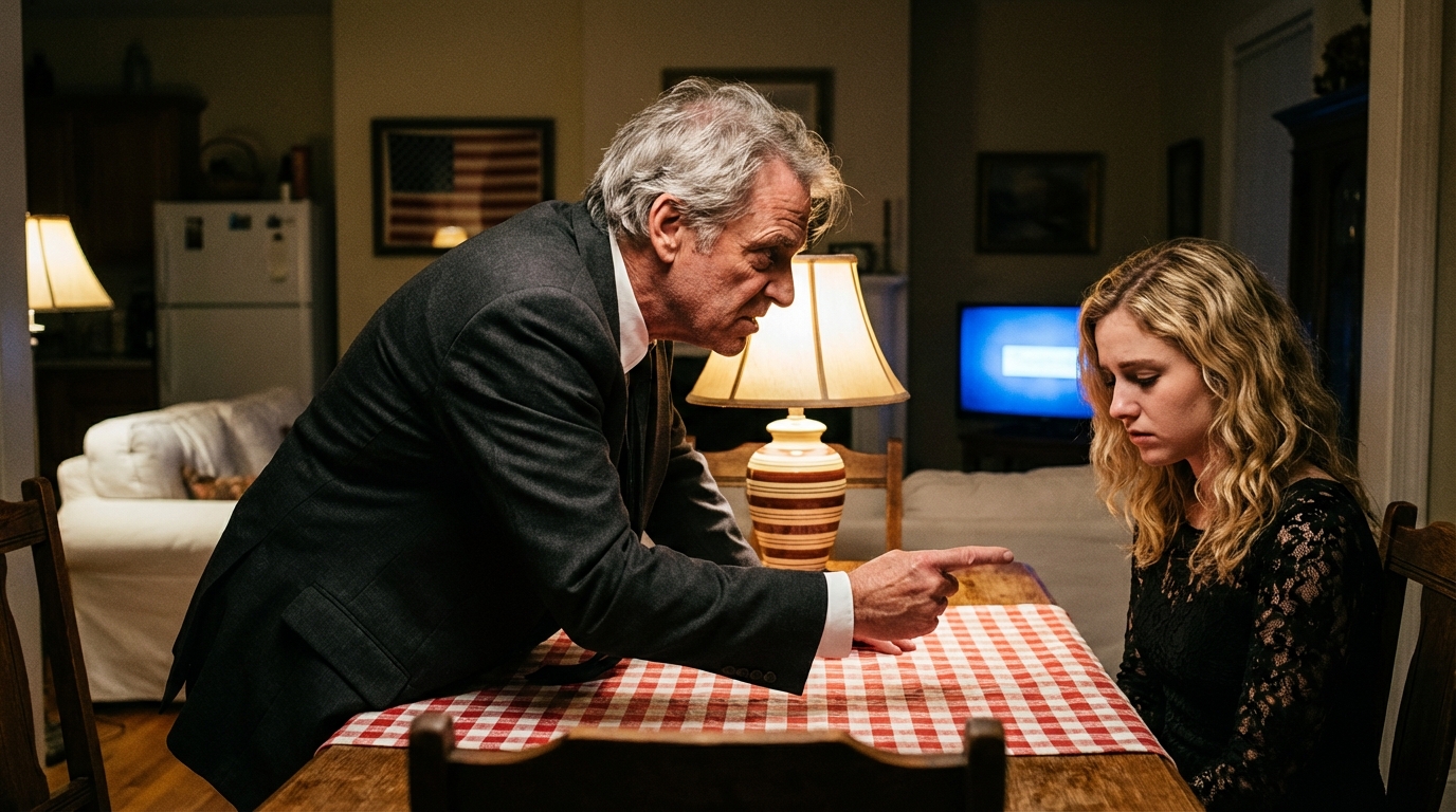 The worst part wasn’t my father’s yelling. It was how comfortable he looked doing it—standing at my dinner table in my little Louisville bungalow like he owned the air in my lungs.