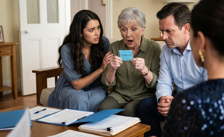 My daughter-in-law sprawled on my late husband’s sofa, accused me of taking her fifteen grand in front of everyone, and one calm question made her go white.