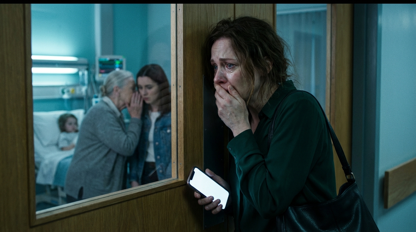 My 8-year-old son had been in and out of the hospital for a year, and I was running on nothing but coffee and prayer. One afternoon, as I walked toward his room, I heard voices—my mother and my sister—low, careless, like they thought no one could hear them. “It’ll be over soon,” my mother said. My sister chuckled. “As long as no one finds out.” My blood turned to ice. I didn’t confront them. I didn’t cry. I lifted my phone and hit record, hands shaking so hard I could barely keep it steady. That audio saved my son. It saved me. A year later, they weren’t calling me anymore. They were writing to me from prison. – Story