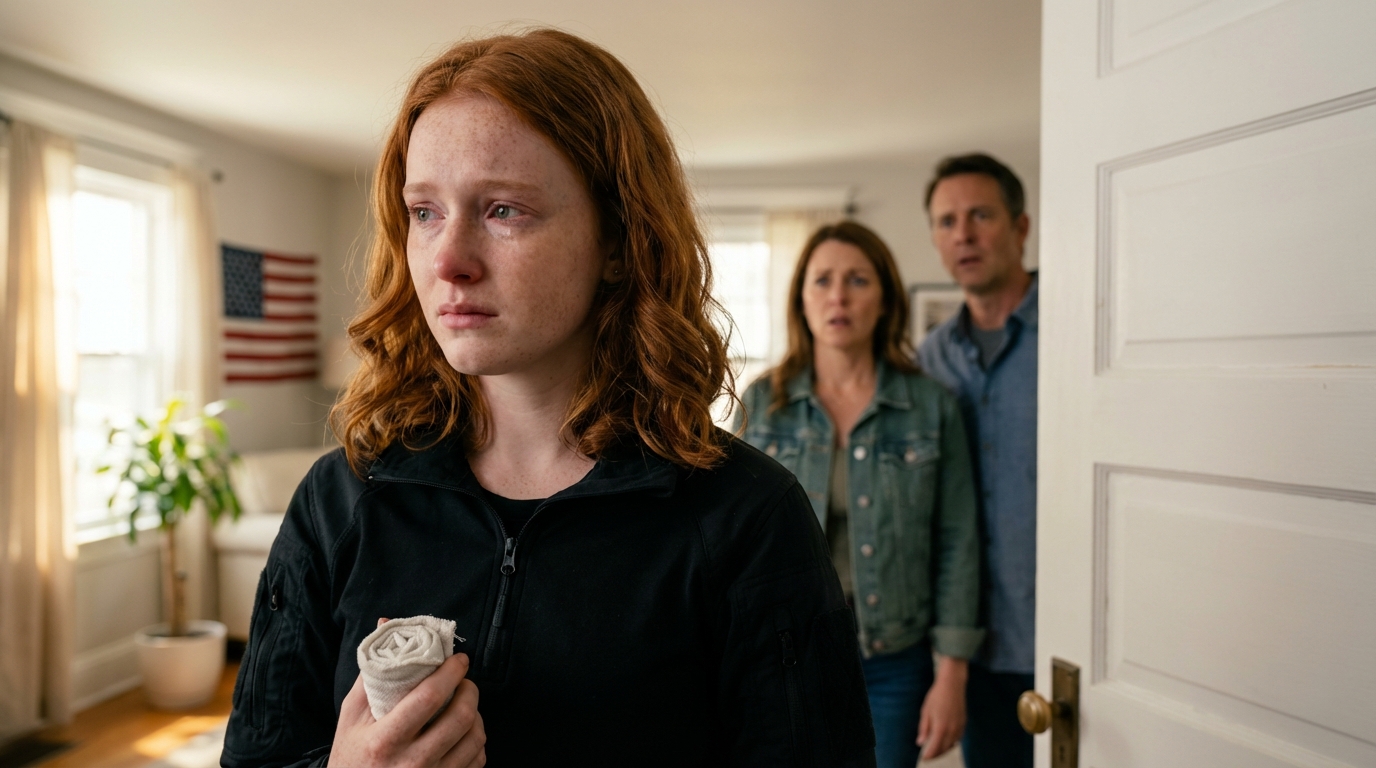 He told me to hand his sister what she always demanded, but when a coffee mug shattered at my feet, I packed a blue suitcase, saved one sharp piece of proof, and drove toward a sunset I wasn’t sure I’d survive.