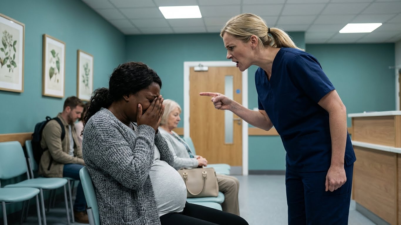 Her words cut deeper than the slap. “Black women like you don’t belong here,” the nurse sneered as her hand struck my face. I wrapped my arms around my pregnant belly. “I did nothing wrong.” She smirked, dialing the phone. “Get the police. These people never learn.” I felt small, hunted. Then, fifteen minutes later, my husband walked in—and racism met its reckoning. – life magazine