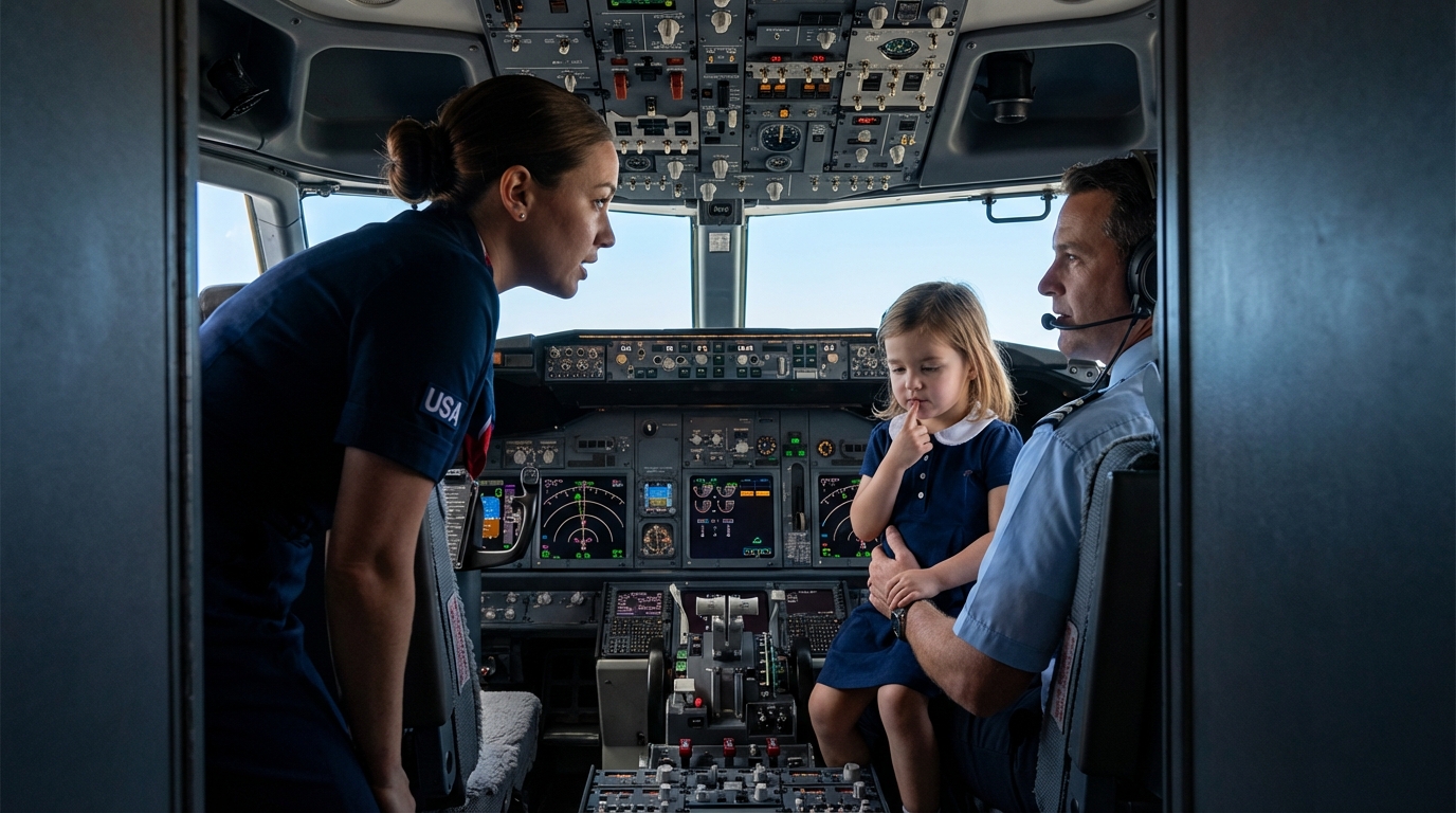 I’m A Flight Attendant. Both Pilots Became Unresponsive At 35,000 Feet. 147 Passengers And A Plane In Serious Trouble. I Asked, “Can Anyone Fly This Plane?” An 11-Year-Old Girl Raised Her Hand. “I Can Fly It.” What Happened Next Still Doesn’t Feel Real…