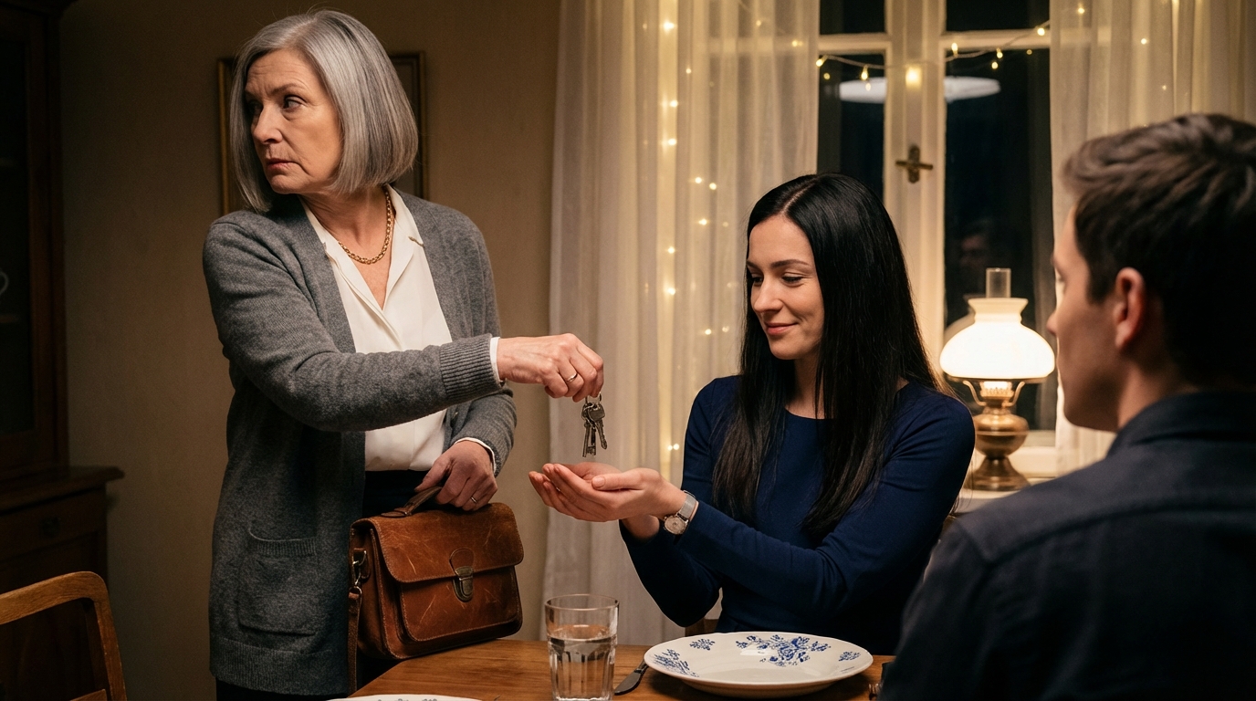 My son’s wife calls me ‘the maid’ right in her own kitchen, so I smile, place the house keys in her hand and say, ‘Good luck keeping this place’ because she has no idea who really depends on the monthly mortgage payments, or what will happen the moment I stop taking care of the little things that keep their lives going smoothly and quietly each month.