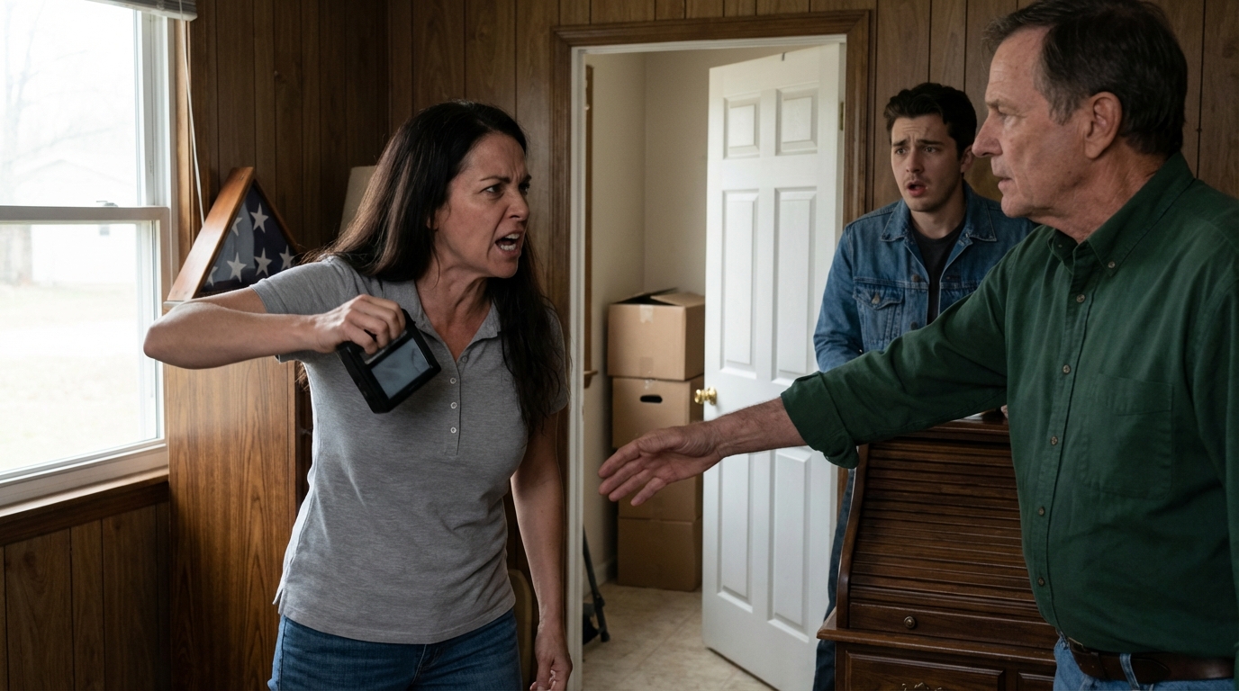 “I’m moving in on Wednesday afternoon,” my sister winked, “Dad already gave me the final approval,” and I opened my app to see the system scheduled and activated for Wednesday morning—motion sensing, trespass recording, police calling—before she arrived.