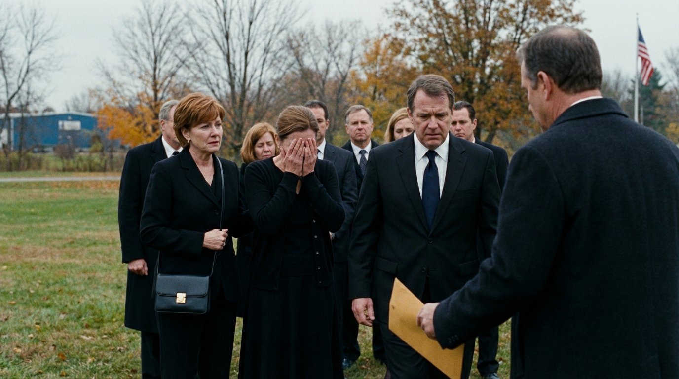 Dad’s Funeral Became A Circus When My Stepmother Announced I Wasn’t His Real Daughter. Family Gasped. The Lawyer Cleared His Throat: “Actually, He Left A DNA Test And A Letter. But First, Let Me Play This Recording He Made About Who Really Isn’t His Child.” HER FACE WENT WHITE