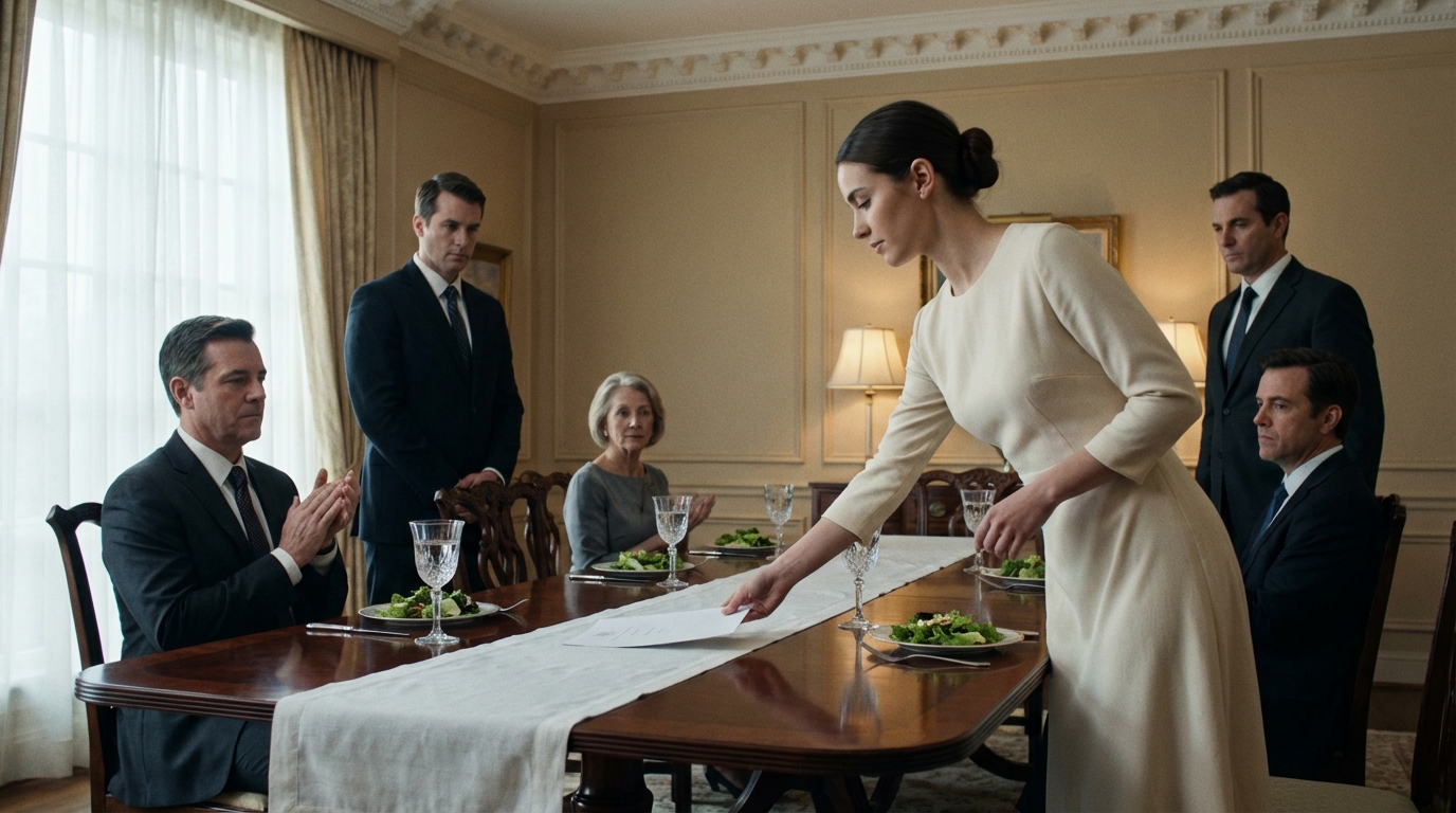 At The Family Dinner, Dad Said: “I’m Proud Of All My Children… Except The Loser Sitting At The Table.” Everyone Laughed. I Stood Up, Placed An Envelope On The Table And Said: “For You, Dad – Happy Father’s Day.” Then I Walked Out… HE OPENED IT… AND COULDN’T STOP SCREAMING FOR 10 MINUTES STRAIGHT.