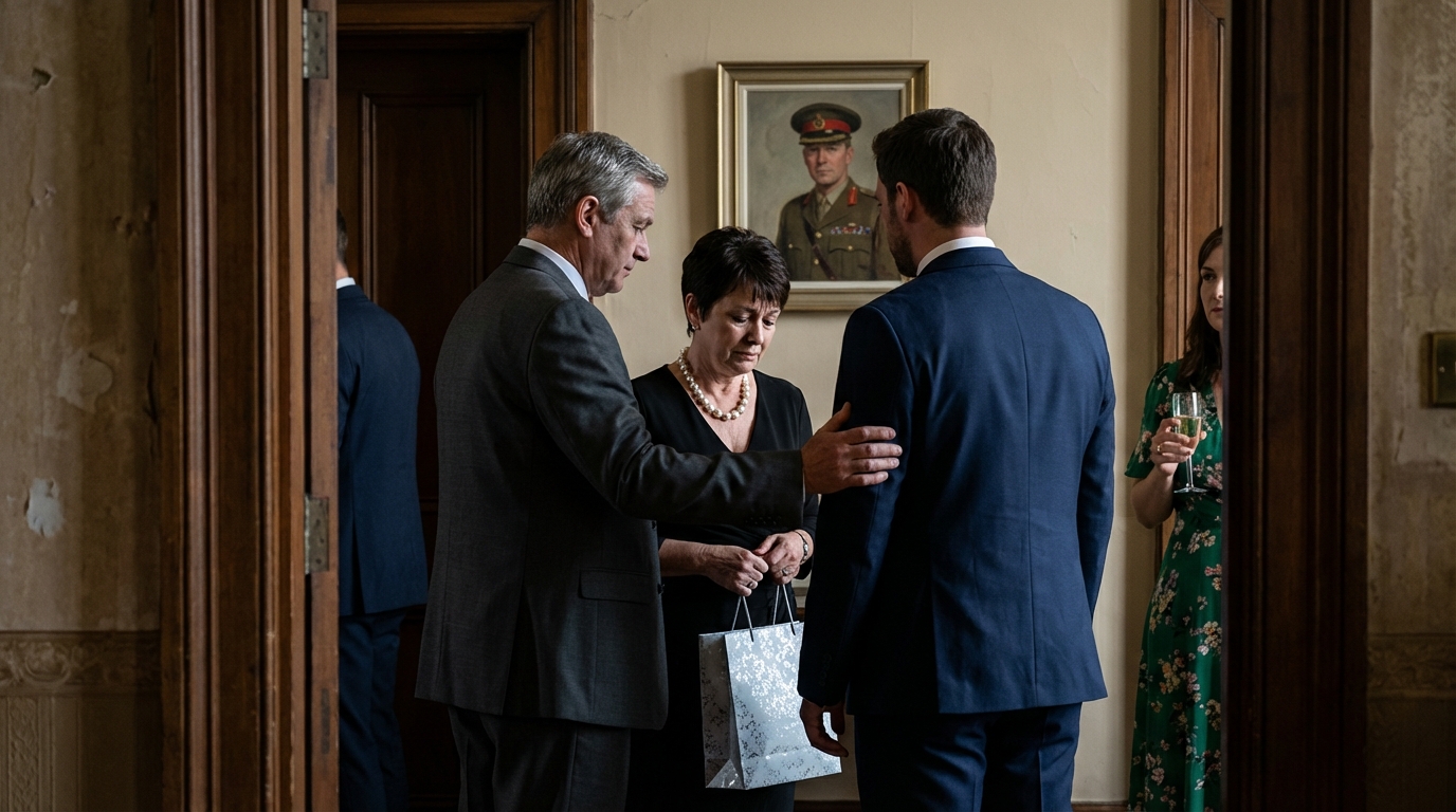 “Your Brother’s In-Laws Are Part Of The Elite — You’ll Embarrass Us. Don’t Ruin This,” My Dad Said, Forbidding Me From Attending My Brother’s Engagement Party To A Millionaire Heiress… Until The In-Laws Recognized Me In A Framed Photo And… SCREAMED MY NAME.