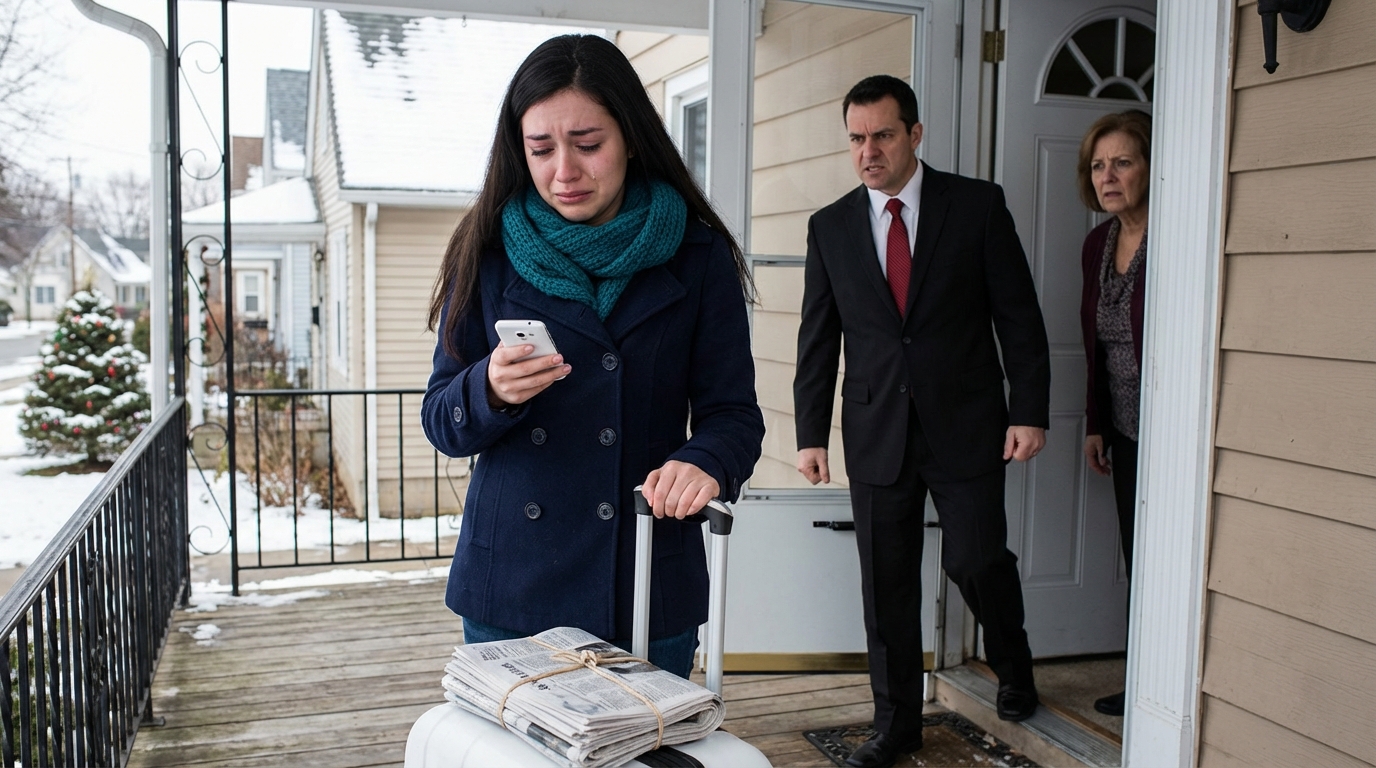 After 11 years away, I came home for my grandfather’s funeral thinking grief would be the hardest part until my mother opened the door and her new husband stepped in my way and said, ‘This isn’t your home anymore.’ I didn’t argue. I brushed off my sleeves, walked to my suitcase, and pulled out the old folder Grandpa told me to keep… and the one number I’d saved for the day someone tried to erase me.