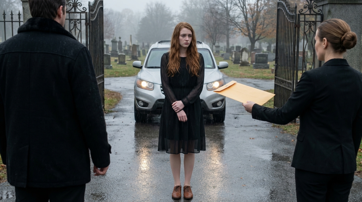 My husband once muttered that I was ‘irrelevant’ at my father’s funeral. I didn’t argue. I didn’t cry. I simply smiled. He had no idea what my father had really left behind.