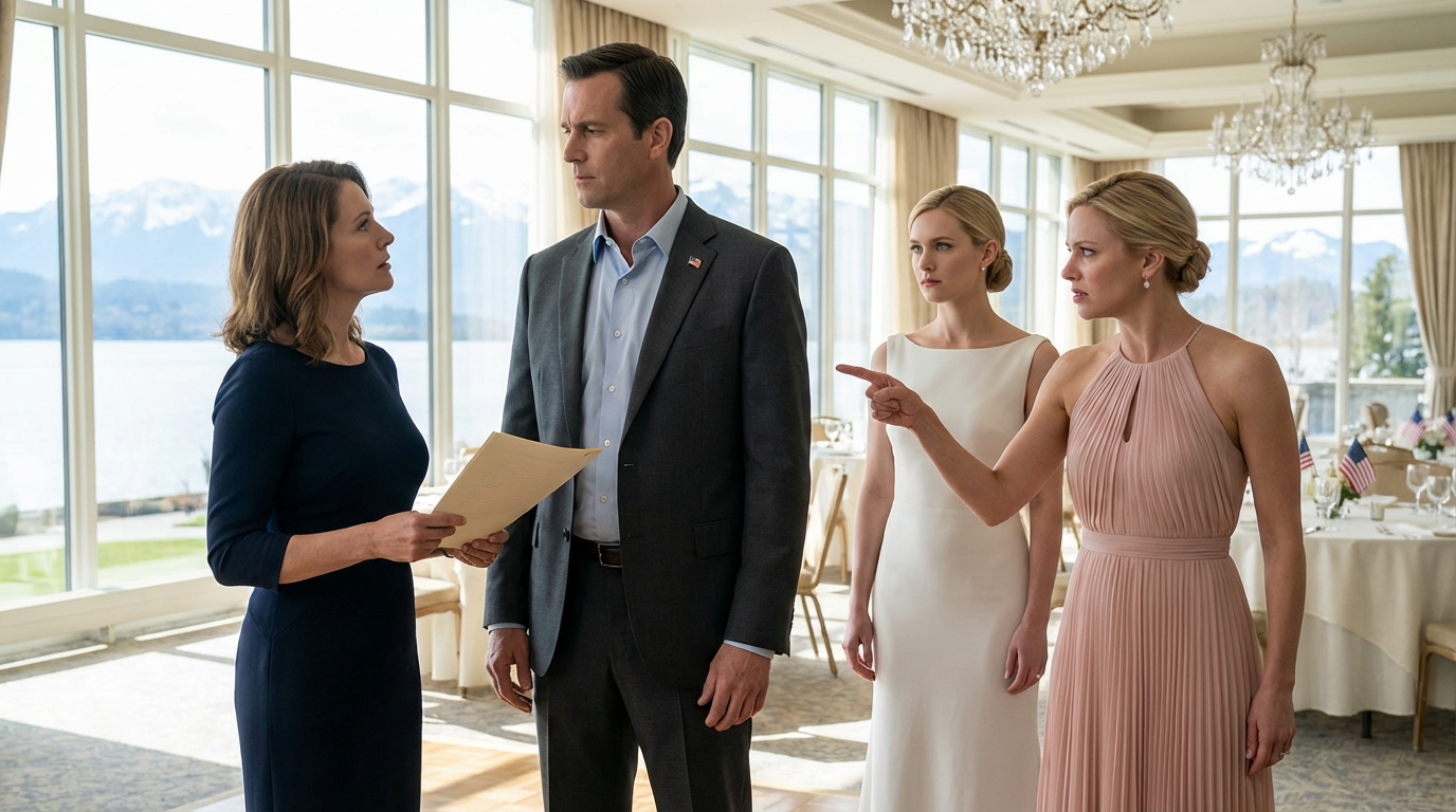 I was seated behind a pillar at my sister’s wedding, everyone pretended I wasn’t family, then a stranger sat beside me and said, “Just follow my lead and pretend you’re my date,” and when he stood to speak, everyone turned and my sister stopped smiling.