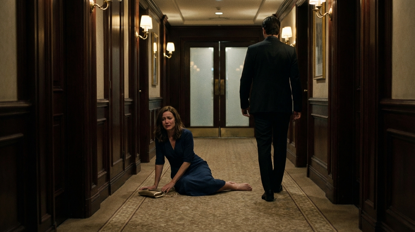 At my 10-year high school reunion, my ex grabbed the microphone to paint me as a woman who traded her dreams for comfort—until the ballroom doors opened and my new husband walked in like he already knew exactly what Mark was about to do.