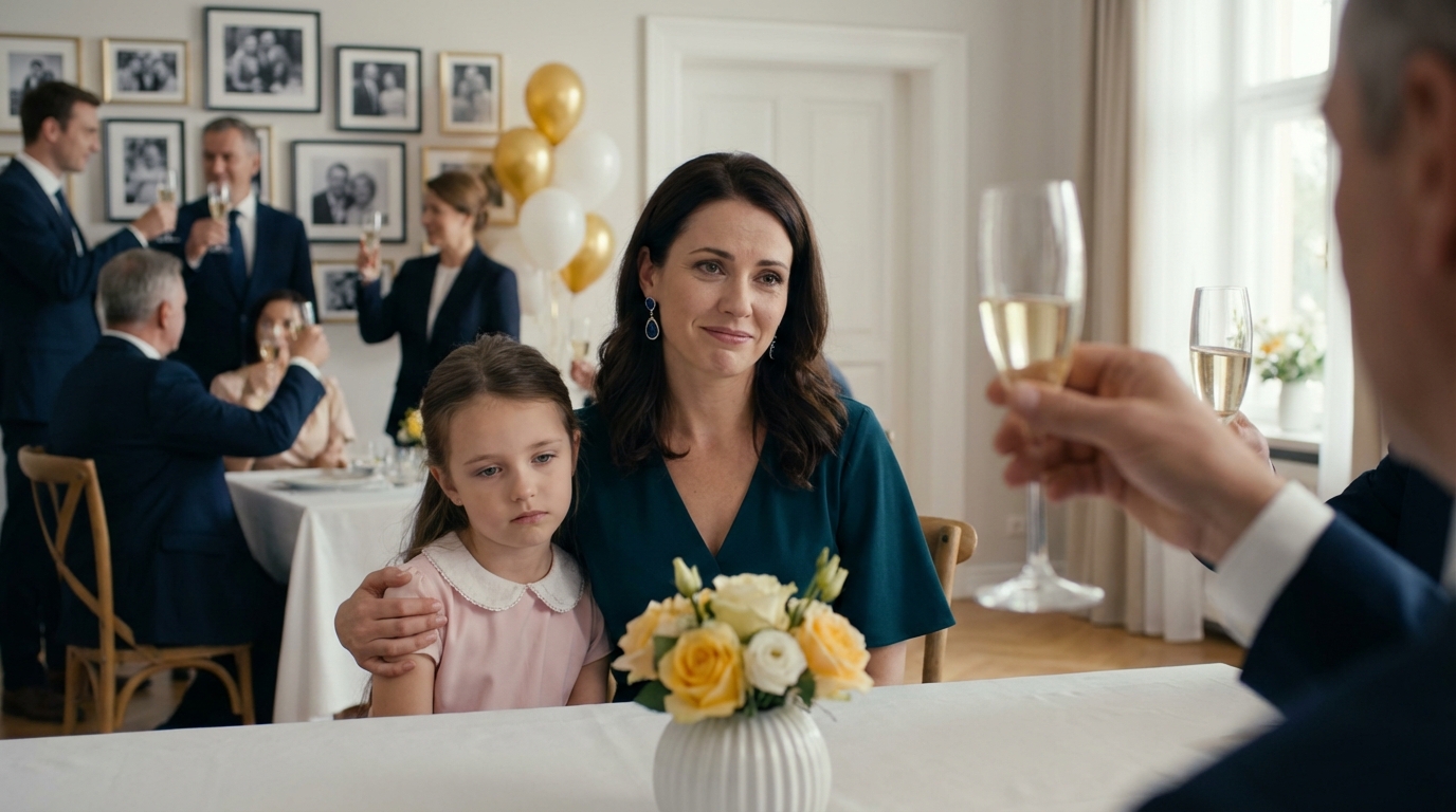 At my parents’ wedding anniversary, they deliberately erased my 12-year-old daughter. They kept calling her “The Dumb One,” while her cousin was praised and celebrated. Then, right at the party, they announced that the cousin would inherit everything — from the house to the trust fund. I didn’t cry. I stood up, smiled, and said that my daughter… My parents went pale.