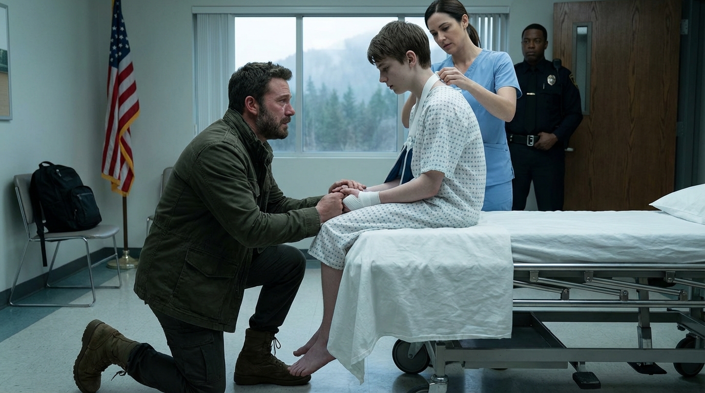 The Sheriff From My Hometown Called Me. “Soldier, We Found Your Son’s Jacket By The Old Reservoir. Your Wife Claimed He Ran Away.” He Paused. “But A Hunter Saw Her And Her Boyfriend Drive Him Out There… And Leave Him. It’s Getting Cold.” He Cleared His Throat. “I’m Listing Him As A Missing Person And I’ve Got Units Searching Right Now. Her Boyfriend Is At The Sawmill Bar—Deputies Are Heading There To Bring Him In For Questions. Come Home, But Don’t Tip Anyone Off.” I Threw On My Boots, Grabbed My Keys, And…