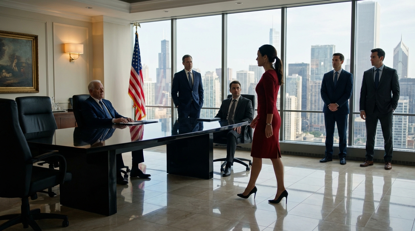 He Took “The Other Woman” To A Client Meeting—Then Froze When The New Ceo Walked In… And It Was His Wife.