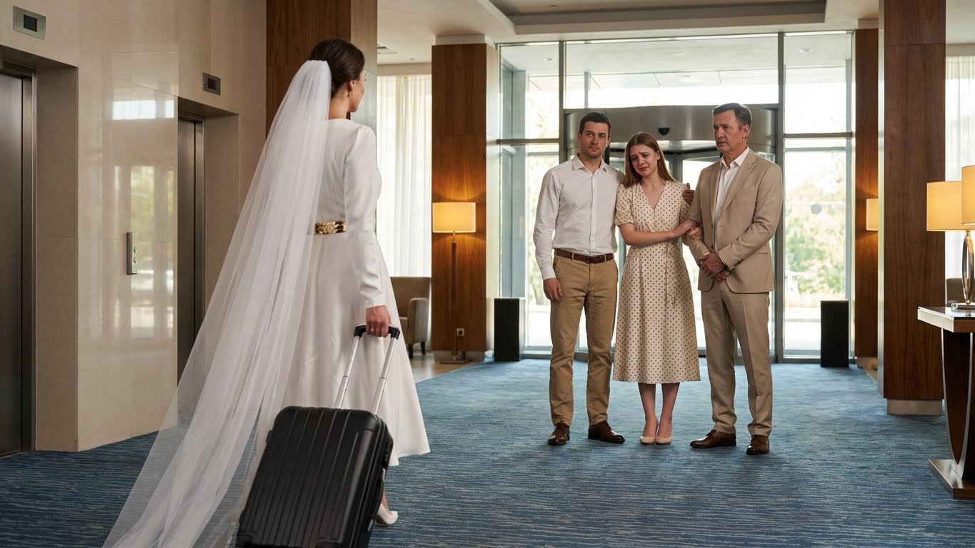 My Husband Went To Miami For Work For 40 Days. I Went To Surprise Him, And When I Arrived At The Hotel, I Found Him Embracing His Lover. I Walked Over, Said One Sentence, And HE TURNED PALE AND FOLLOWED ME