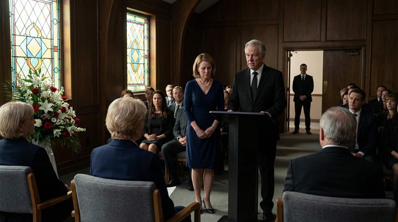 At My Dad’s Funeral, My Brother Announced He Was Selling The Family House To Pay Off His Gambling Debts, $340,000. Mom Nodded: “Your Dad Would Understand. Your Sister Can Find Another Place.” Then The Lawyer Stood Up: “Actually, There’s A Document From 2009. The House Isn’t In The Estate—It’s…” THE HOUSE ISN’T IN THE ESTATE—IT’S