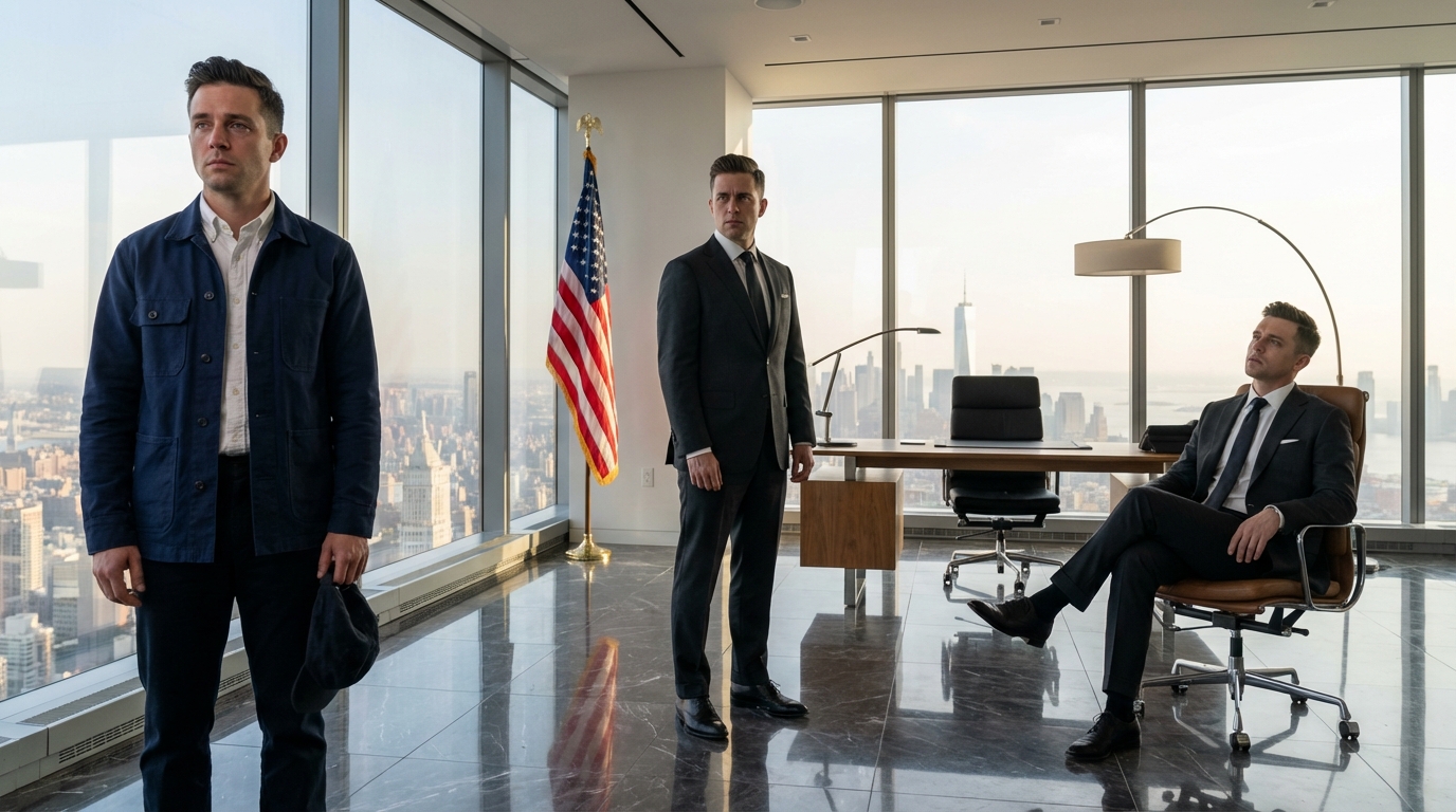 I Was A Worn-Out Truck Driver In A Storm When I Stopped To Help A Stranded Family. I Towed Their Car For Free. The Father Just Shook My Hand And Said, “Thank You.” Two Weeks Later, My Boss Called Me Into The Office… And That Same Man Was Already Sitting There, Waiting…