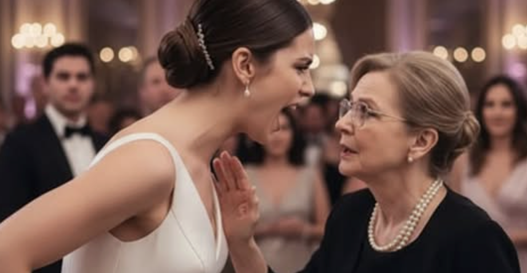 My glasses flew off my face and shattered on the elegant parquet floor as 130 guests watched in collective silence.