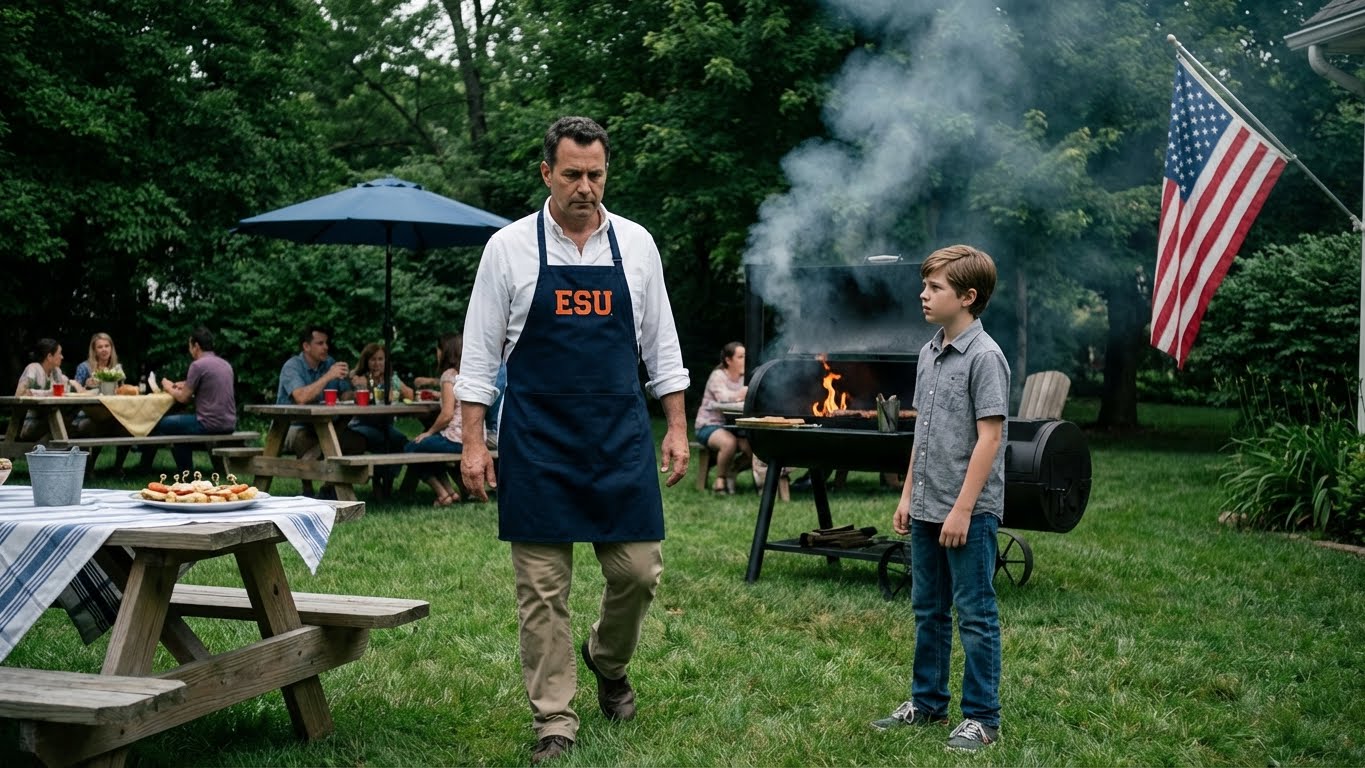 At Our Family Bbq, Dad Mocked My Son: “Put Your Medal Away—Participation Awards Don’t Mean Much Here.” My Kid Clutched It Tighter. I Stayed Calm, Then Announced Something About The Next Event That Made Dad Go Quiet…