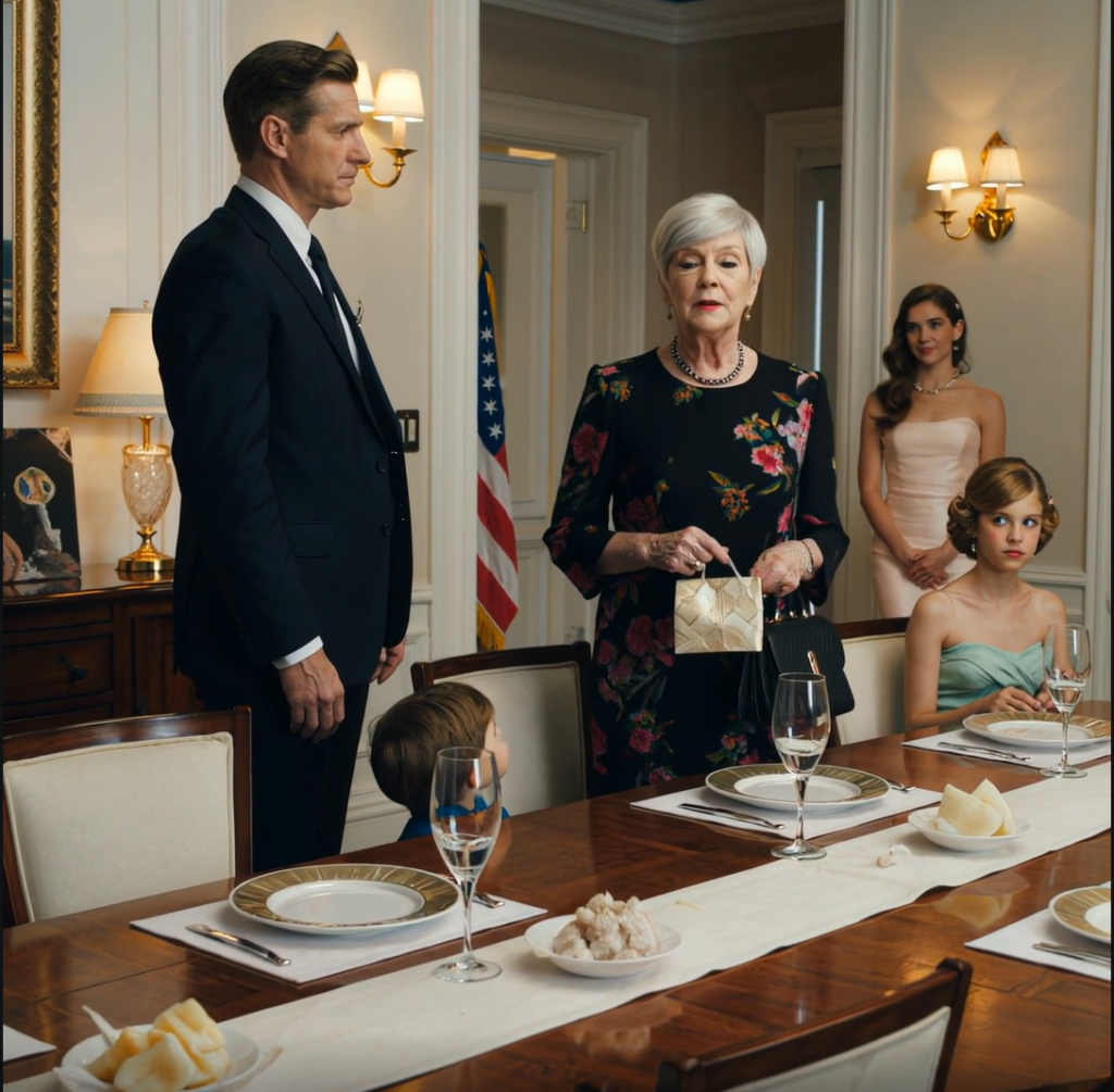 At the family dinner, my daughter-in-law waved over security and said, “Get her out—now.” She had no idea I was the one behind the company she worked for. The next day, she showed up at work like nothing had happened—until she saw the new assignment: back-of-house training in the dishroom. And on the approval line at the bottom… was my name.