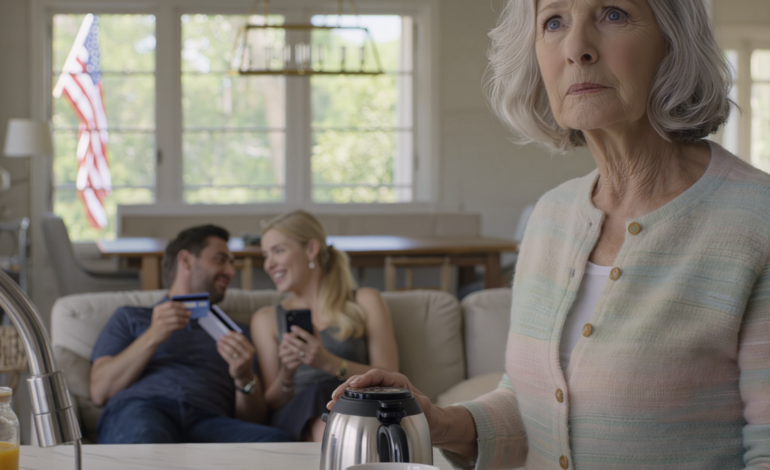 “She’s only good for covering all our expenses!” my daughter-in-law smirked, and my son sitting beside her laughed along. I said nothing. The next morning, my son called in a panic: “Mom, why are all the cards blocked? My mother-in-law couldn’t pay for lunch at the restaurant—people kept staring at us!” My reply left them stunned.