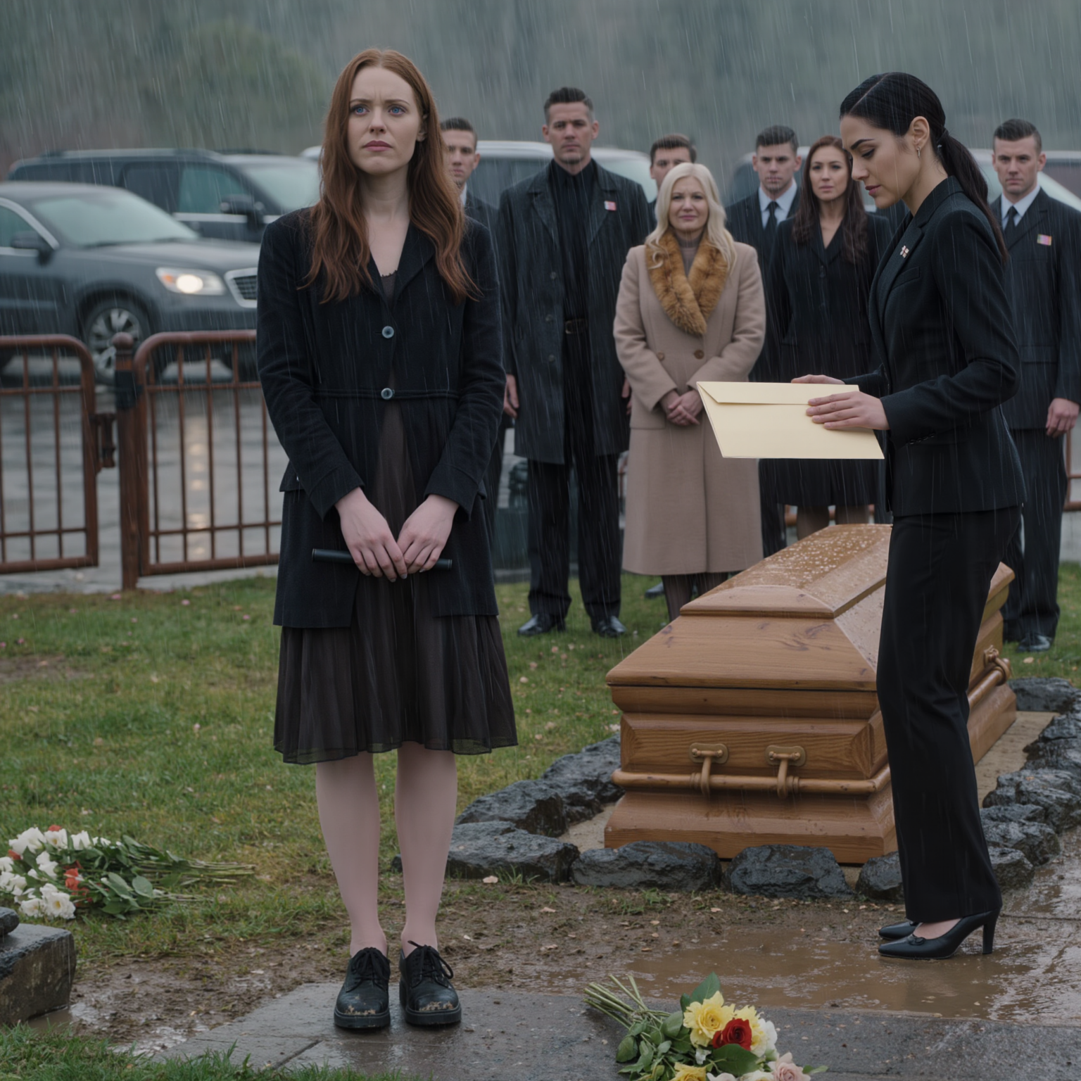 My husband once muttered that I was ‘irrelevant’ at my father’s funeral. I didn’t argue. I didn’t cry. I simply smiled. He had no idea what my father had really left behind.