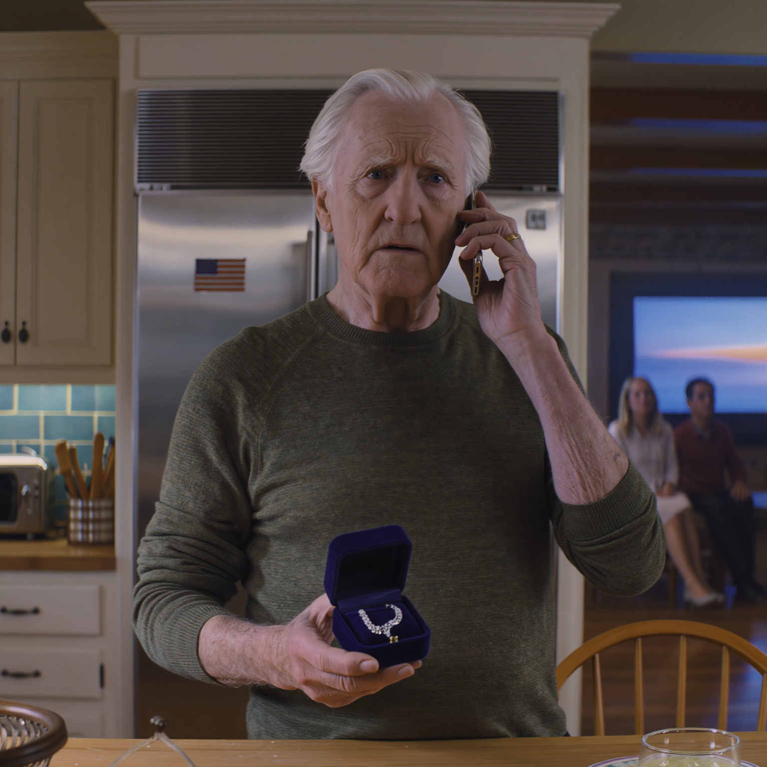 My ‘golden child’ daughter sold my late wife’s necklace to pay for a vacation—until I got a call… The necklace was the only thing I had left of her. When I couldn’t find it, my daughter finally admitted, “I sold it. I needed the money for a vacation.” I called the pawn shop, hoping I could buy it back. The man on the other end went quiet for a few seconds, then said, “Sir… this is a little unusual. You should come by. When we opened the part of the pendant that can open, we found something you need to see.” I didn’t even know it could open.