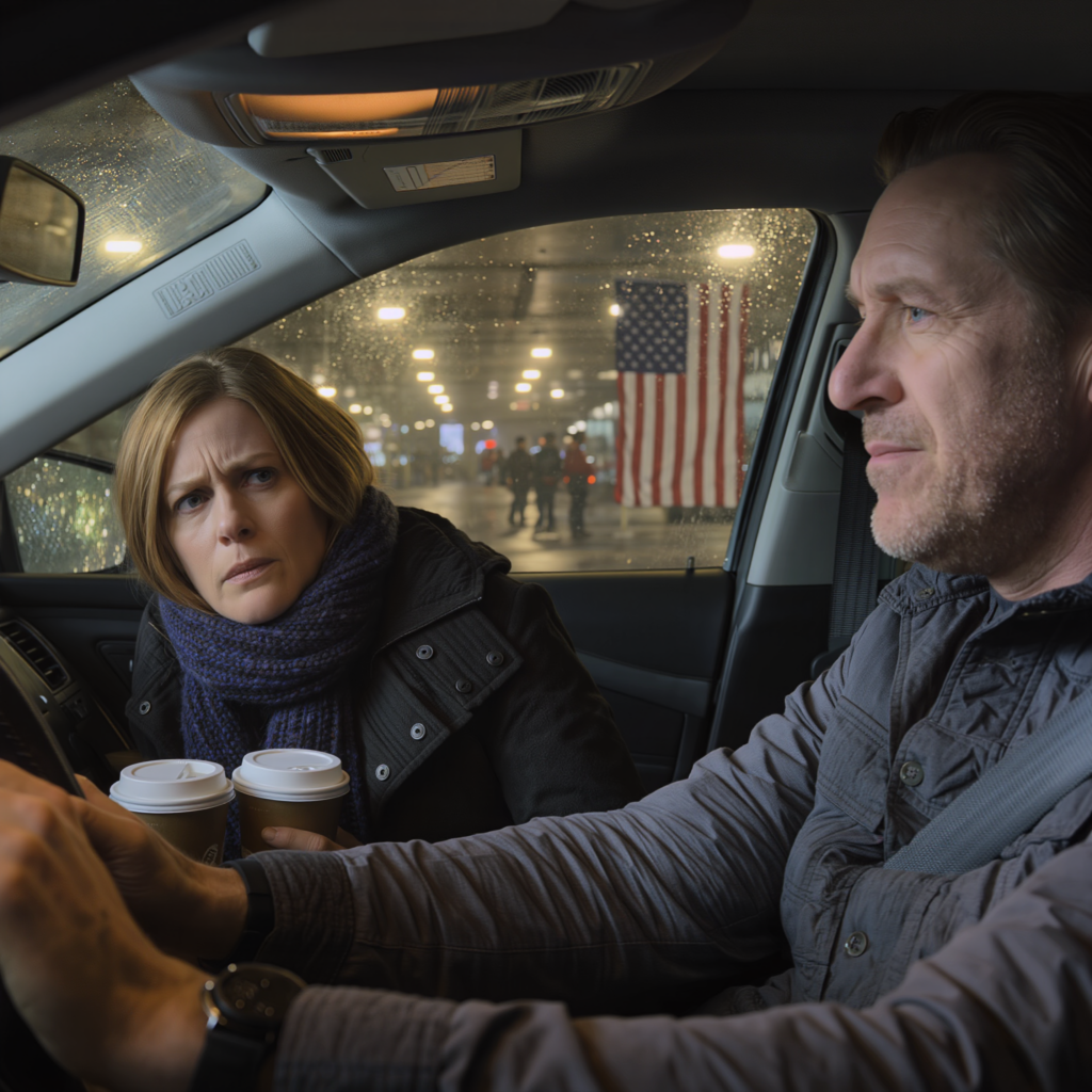 After my husband died, I was 63 and took the night shift job at Riverside Medical Center in Medford. For weeks, a rideshare driver named Raymond in a silver Toyota kept picking me up, and I always brought him coffee. Then one night he drove past Cedar Street, looked at me in the mirror, and said your neighbor three houses down has been watching you, do not go home tonight, tomorrow I will show you the proof.