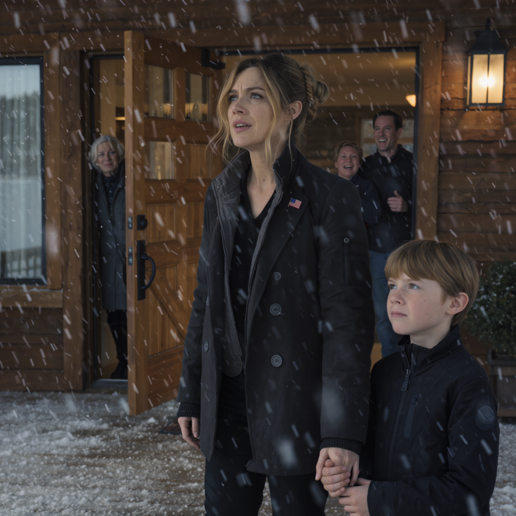 On Christmas Eve at my grandma’s lodge, I arrived with my 6-year-old son. My mom peeked out and coldly said, “Go home, there’s no room left.” So we left. Ten minutes later, my grandma called, furious, “Turn around right now.” What happened after we returned left my parents and brother completely stunned.