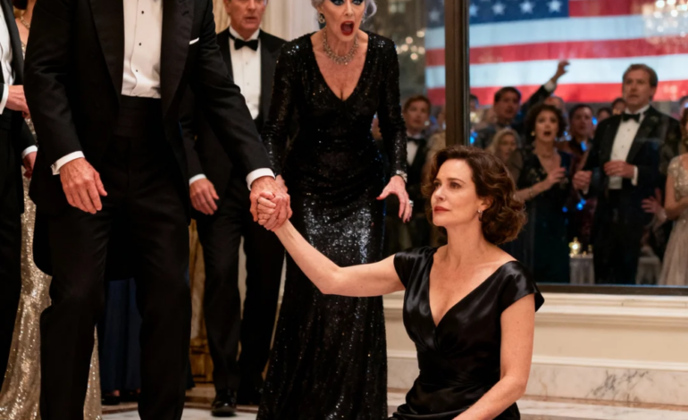 At my husband’s 40th birthday party, his mother clinked her glass and announced i had been unfaithful for years. Two hundred guests turned to stare. The next moment, he shoved me into the dessert table. Stunned, i lay there covered in cake as he turned away — until a slow chuckle escaped my lips. He froze. His mother’s face drained of color…