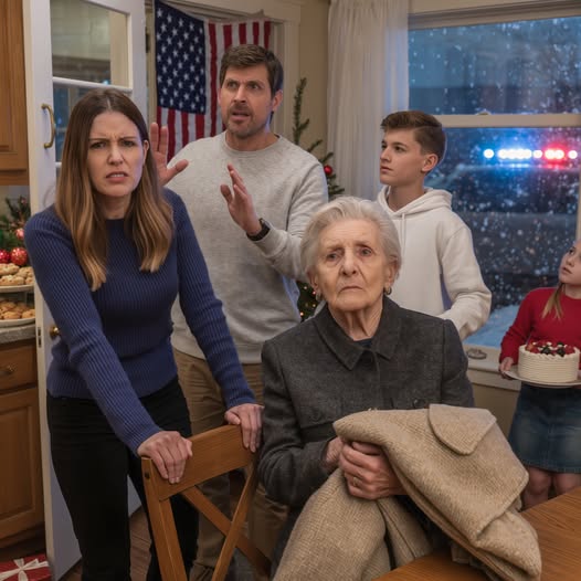 After I forgot the dessert at Christmas, my daughter-in-law snapped, “You’re so useless.” Everyone went quiet and stared. I stood up and said, “Then stop calling me when you need money.” The next few seconds happened so fast I barely processed it—only that it crossed a line, and I had to call 911.