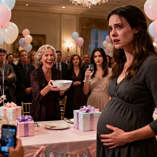 The baby shower was supposed to be joyful—until my mother’s laughter cut through the room. “How dare you be happy,” she spat, eyes full of resentment. My sister smirked like it was entertainment. I stood there trembling, realizing this wasn’t just jealousy… it was something darker. They thought they could humiliate me without cost. They were wrong. Because the truth was already unfolding behind the scenes— and the fallout would reach them sooner than they imagined.