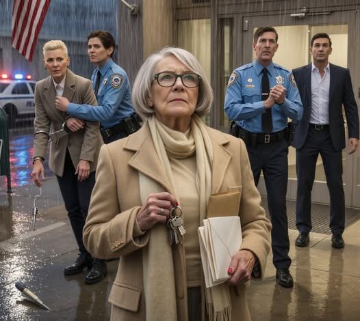 My daughter-in-law kept letting herself into my apartment, sneering, “You don’t need privacy at your age.” Yesterday, she barged in again—but the place was empty. I watched from across the street as she started to panic, calling my name like something was wrong… and seconds later, the police stepped in.