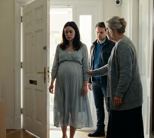 My mother-in-law told me to be out of our New Jersey condo by morning so my husband’s oldest son and his pregnant wife could “have space”—not realizing who had quietly been carrying the $5,600 that landed every month for that roof, and that the next day, with boxes stacked under the porch light and the Ring door camera blinking, one simple question from the mover would turn her certainty into silence.