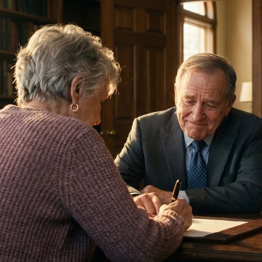 My husband texted me at 3:00 PM: “I just inherited millions, pack your things and get out of the house!” When I got back to Sacramento, the divorce papers were already laid out on the table, and he even brought a young woman into the living room like she owned it. I signed calmly, smiled to wish him luck, then whispered one line: “you forgot the detail from 23 years ago ..”